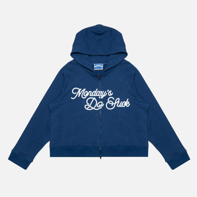 Monday's Do Suck Raglan Zip up