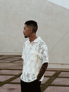 Floral Lace Polo