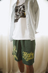 Floral Logo Mesh Shorts