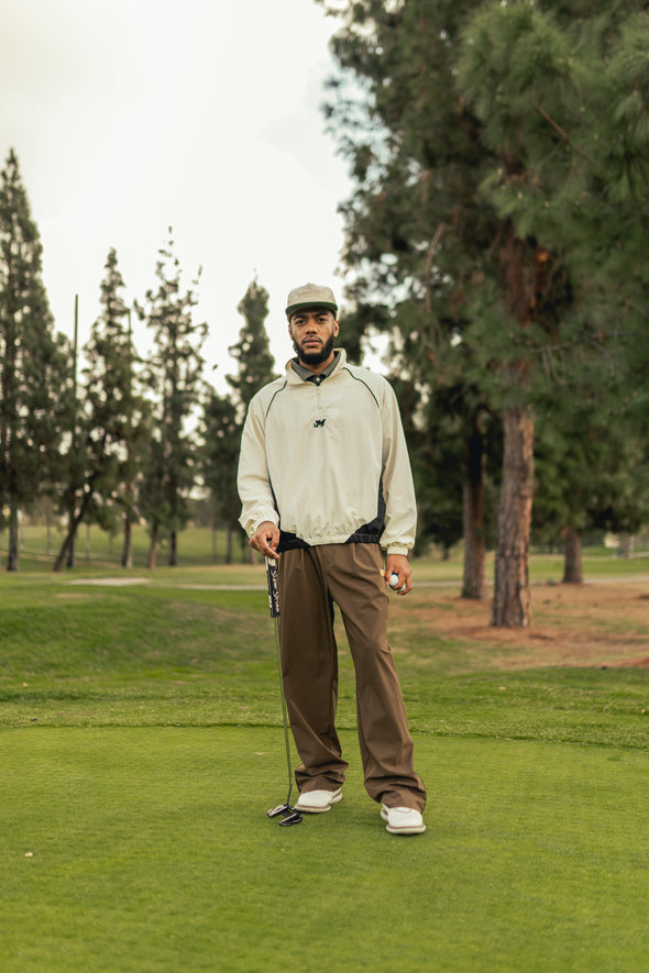 The Green Nylon Windbreaker