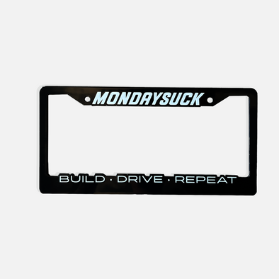 Build Drive Repeat License Plate