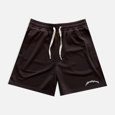 Core Brown Mesh Shorts
