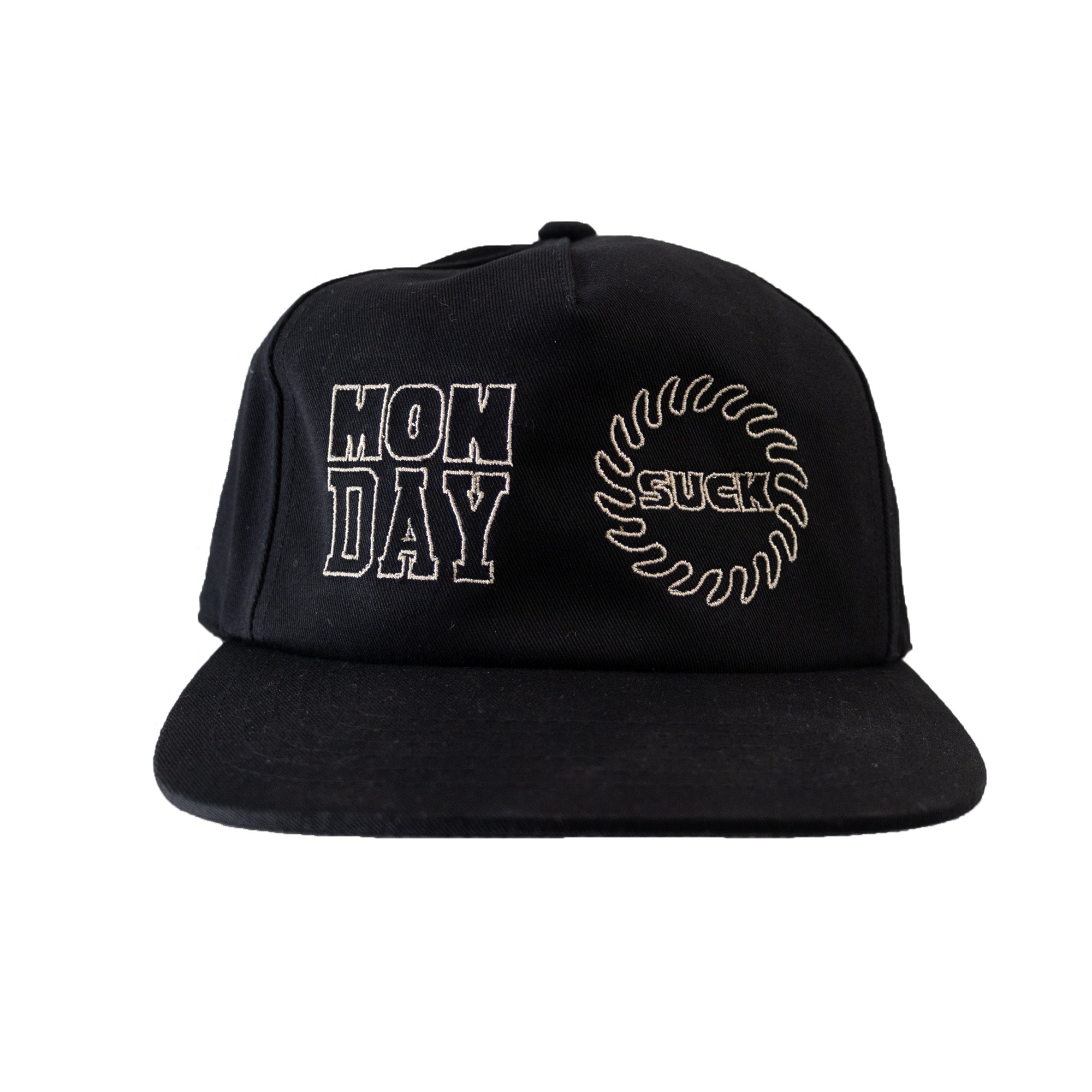 MONDAYSUCK BLACK キャップ