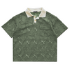 Floral Lace Polo