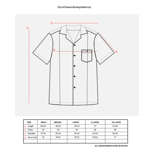 City Of Dreams Bowling Shirt