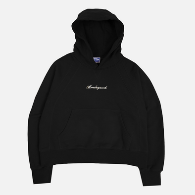 SCRIPT RAGLAN HOODIE