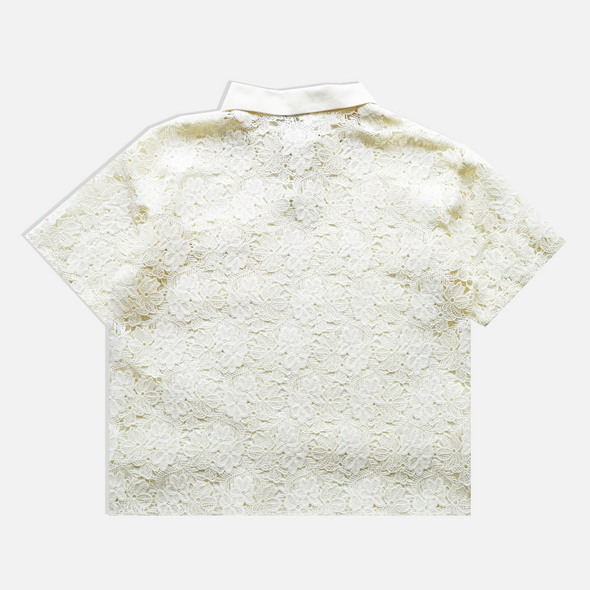 Floral Lace Polo