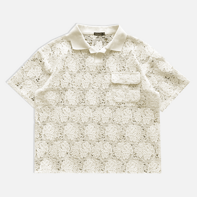 Floral Lace Polo