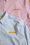 Rhinestone Oxford Button Up