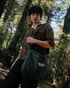 Logo Plaid Courier Side Bag