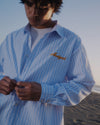 Rhinestone Oxford Button Up