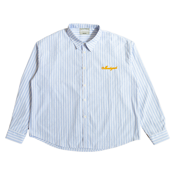 Rhinestone Oxford Button Up