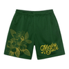 Floral Logo Mesh Shorts