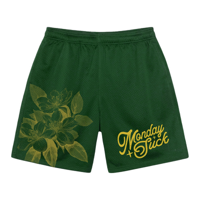 Floral Logo Mesh Shorts [JULY 18TH @ 10 AM PST]