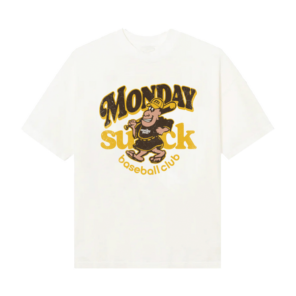 Mondaysuck Baseball Club Shirt