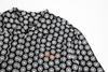 Embroidered Flower Camp Collar Shirt
